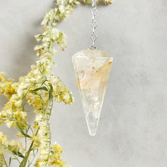 Golden Healer Crystal Pendulum (EPJ-PA10-14)