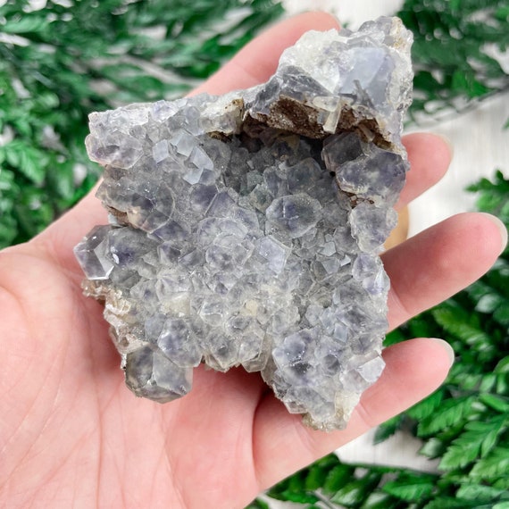 Purple Fluorite Druzy Cluster Specimen (EPJ-HDSA16-2)