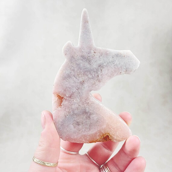 Pink Amethyst Unicorn Carving (EPJ-HDSS15-1)