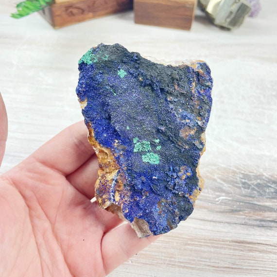 Raw Azurite and Malachte in Matrix Chunk (EPJ-HDSA27-6)