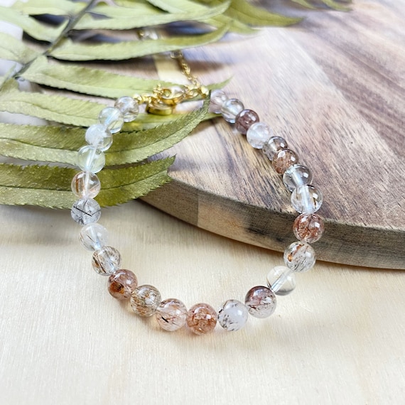 Included Quartz 6mm Beaded Bracelet (EPJ-BSBA16)