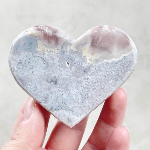 Pink Amethyst Heart Carving (EPJ-HDSS11-10)