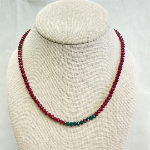 Mia// Holly Beaded Delicate Necklace (EPJ-NSBA11-HY)