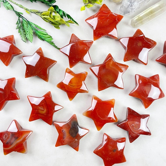 Carnelian Star Carving (EPJ-HDHB16)