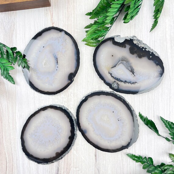 Coaster Pack: Four Agate Coaster Set (EPJ-HPAA10-1)