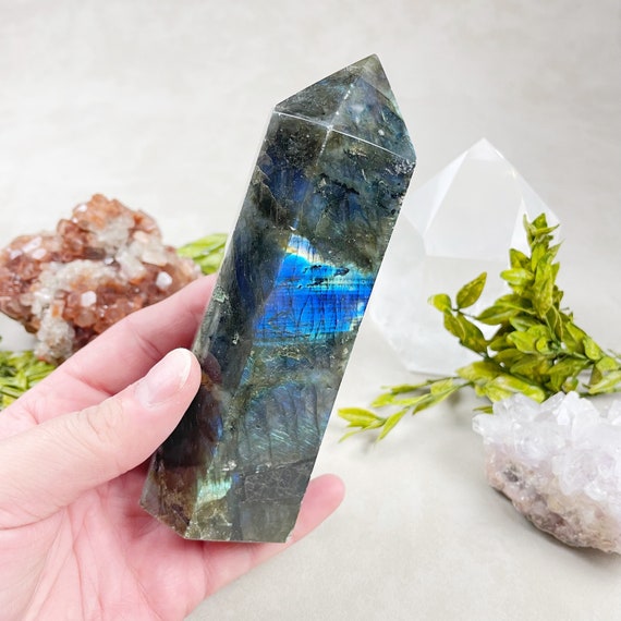 Large Flashy Labradorite Tower (EPJ-HGOT14-2)