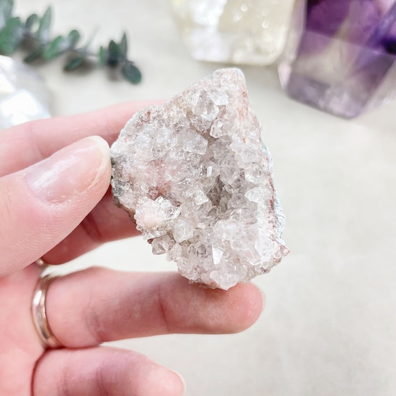 Pink Amethyst Druzy Geode Cluster (EPJ-GEO14-79)