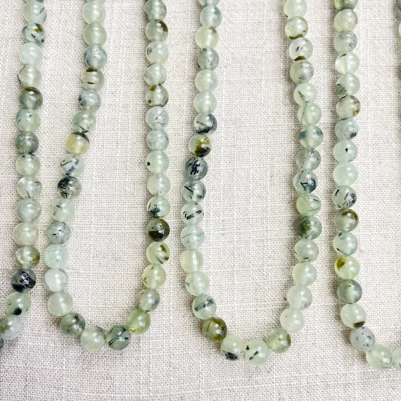 Prehnite Beaded Necklace (EPJ-NSC24)