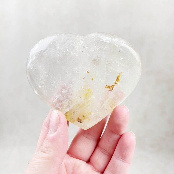 Clear Quartz Heart Carving (EPJ-HDHA19-2)