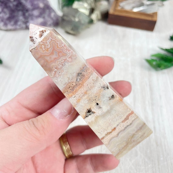 Pink Crazy Lace Agate Obelisk (EPJ-HOP17-27)