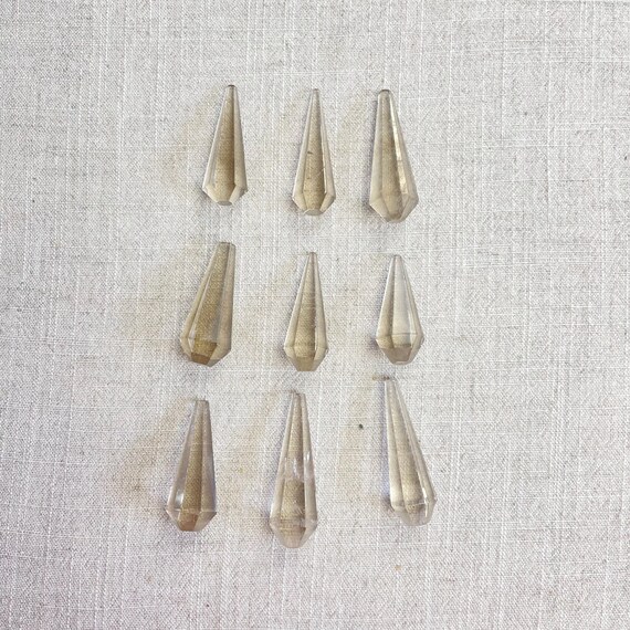 Long Smoky Quartz Pendulum Carving (EPJ-HCAA52-SQ)