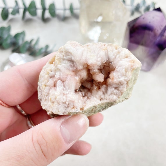 Pink Amethyst Druzy Geode Cluster (EPJ-GEO14-49)