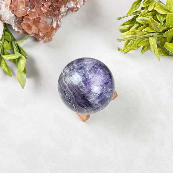 Purple Fluorite Sphere  (EPJ-HSSA13-13)