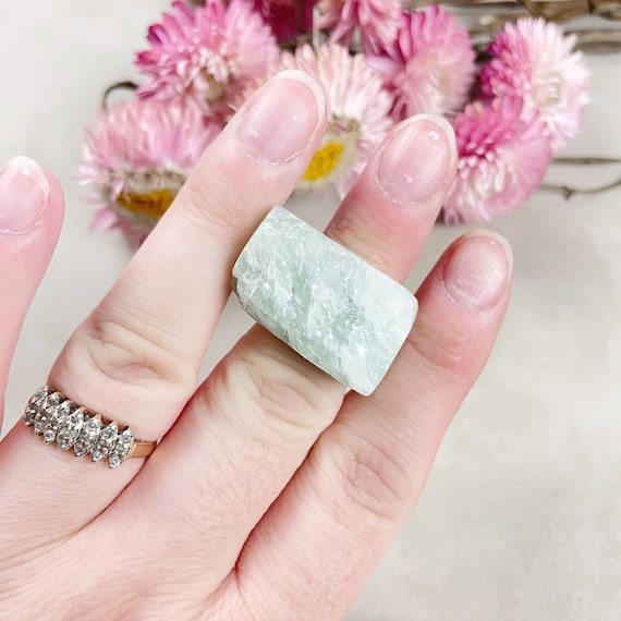 Aquamarine Carved Ring- Size 4.75 (EPJ-RC20CAC21-9)