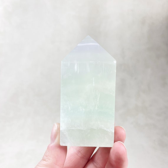 Yttrium Lavender Fluorite Obelisk Tower (EPJ-HOP18-1)