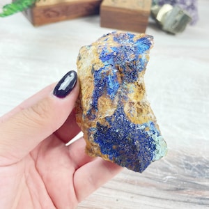 Azurite brute et malachte en morceaux de matrice (EPJ-HDSA27-5)