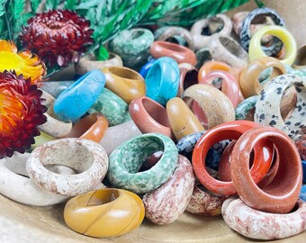 Gemstone Dome Ring (EPJ-RCBR20)