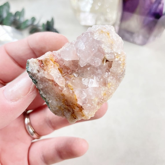 Pink Amethyst Druzy Geode Cluster (EPJ-GEO14-63)