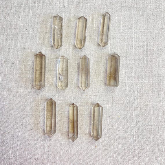 Smoky Quartz Double Terminated Point Carving (EPJ-HCAA55-SQ)