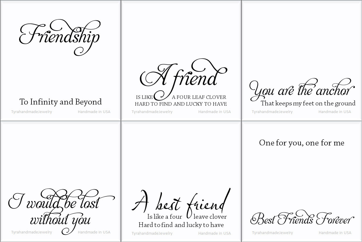 Greeting card,Custom Jewelry Card insert,custom note card,custom message card,friendship,family image 4