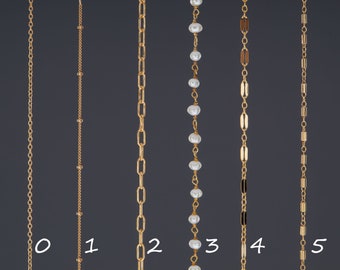 Gold filled chain upgrade from cable chain