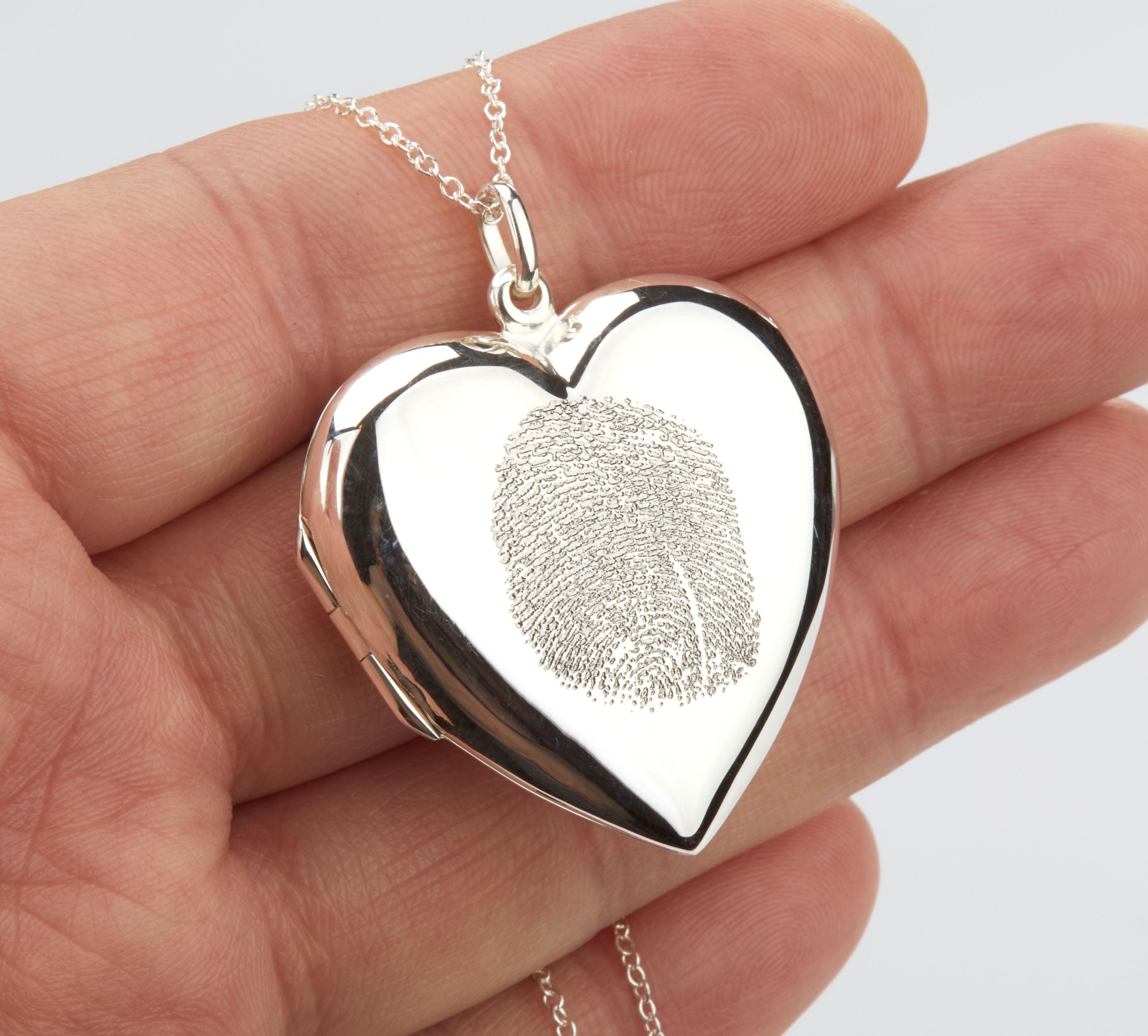 Remembrance Locket Very Large Sterling Silver Puff Heart Locket With Photo,custom Engrave ...