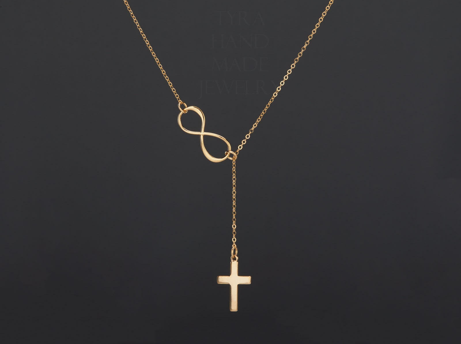 Stainless Steel Cross + Infinity Necklace – zenheavens