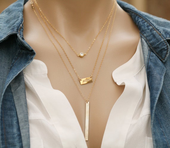 【VINTAGE HOLLYWOOD】Dot Layered Necklace_VH2536NE003M Designer fashion, Seoul-fully created | W Concept