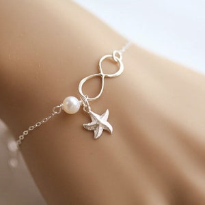 Gebaut Ihr eigenes Armband, holen Sie Ihren Charme, Mutter infinity love Armband, Strandhochzeitsgeschenk, Mutterschmuck, benutzerdefinierter Geburtsstein