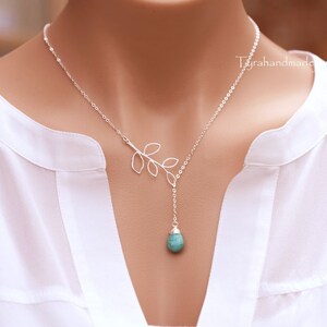 Personalized branch necklace,Custom birthstone,bridesmaid gift,Wedding jewelry gift,best friend gift,birthday gift,custom jewelry note