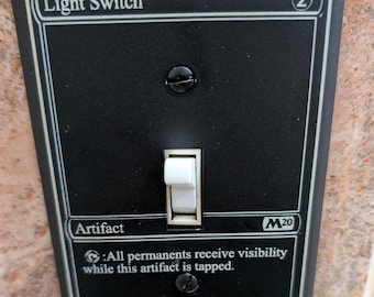 Magic The Gathering Inspired - Light Switch Plate/Cover (Wall Plates)