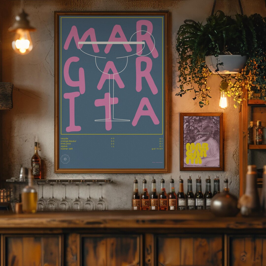 Margarita Print | Margarita | Cocktail Wall Art | Fine Art Print for ...