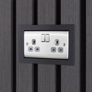 Acoustic Wall Panel Plug Socket Surround and Spacer Kit with Screws and Tape