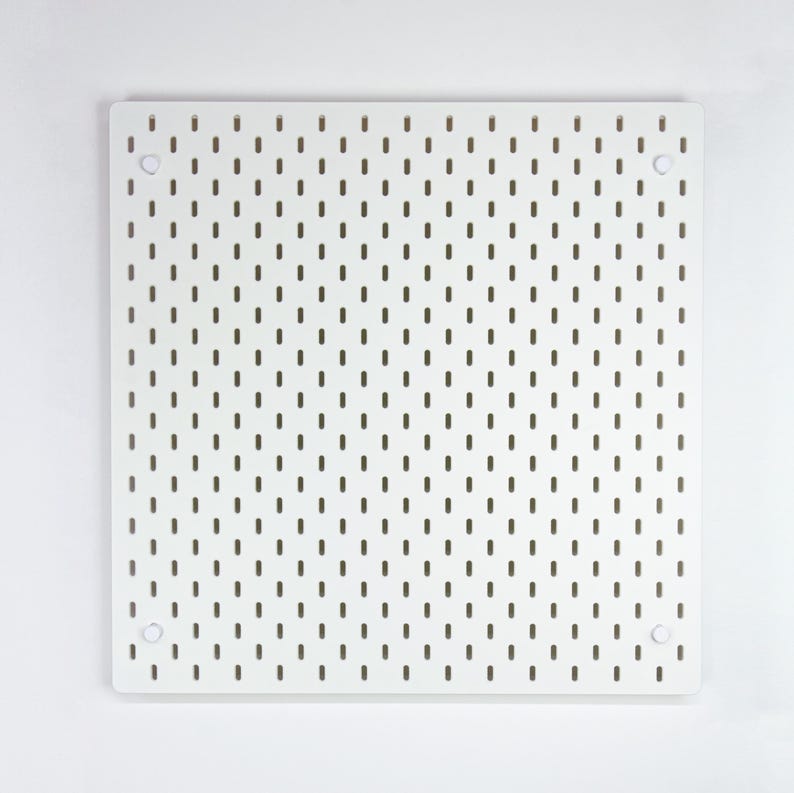 Kit di montaggio a parete senza fori IKEA SKÅDIS / Kit di montaggio per pannello forato senza danni immagine 7