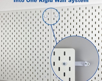 Supporti da parete multi-scheda IKEA SKÅDIS – Connettori di allineamento di precisione con fissaggi