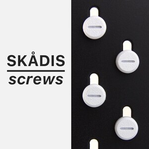 IKEA SKÅDIS Replacement Screws: M4 Bolts for Ikea Pegboard