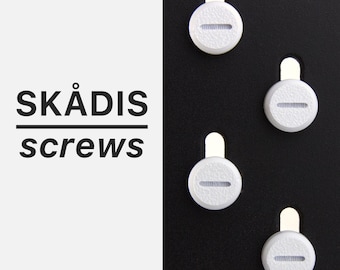 Viti di ricambio IKEA SKÅDIS: bulloni M4 per pannello forato Ikea