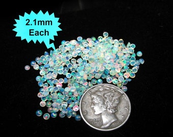 Loose Opals 2.1mm Natural Opal Cabochons Lot of 5