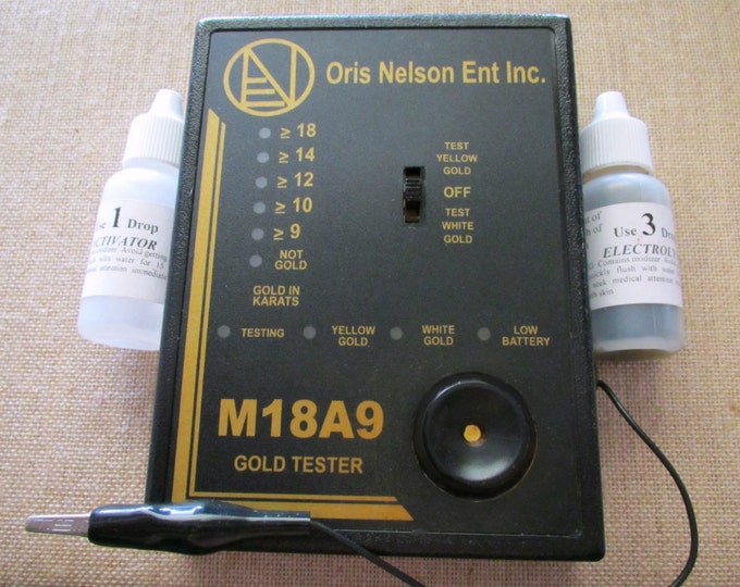 Mizar Electronic Gold Tester M18A9 With Chemicals Not Included Etsy