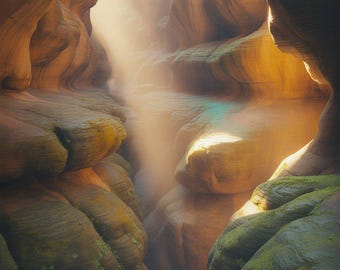 The Breath of the Earth – Mystical Nature Photography | Spiritual Wall Art | Cinematic Landscape | Meditative Artwork