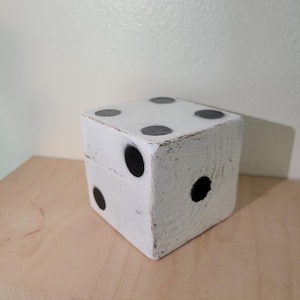 Jumbo Rustic Wooden Dice