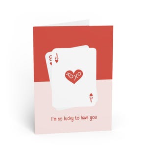 Carte lettre d'amour - Cartes de voeux romantiques pour la Saint-Valentin, un anniversaire, un mariage - Ensemble de papeterie, Note manuscrite, Message d'amour mignon,
