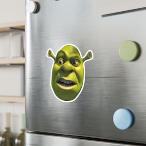 Shrek Kiss-Cut Vinyl Decals, Fun Stickers for Shrek Fans, Cartoon Decals for Home Decor, Gifts for Kids and Adults, Movie-Inspired Art