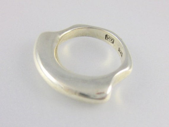 Dimple Ring in Sterling Silver | Etsy