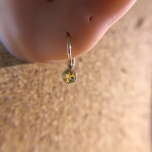 Teeny Tiny Single Sterling Silver Earring Dangle Charm