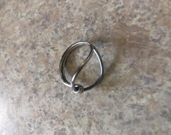 SUSSEX LOOP Ring Minimalist Sterling Silver
