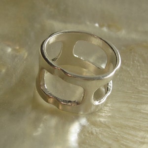Perfect Gift for Christmas Sterling Silver Ring Rugged Distressed Mens Unisex Wedding Everyday Band