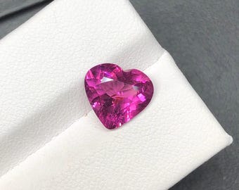 Natural Malaya Garnet Pink 3.65 Ct Heart Shape | Tanzania Origin | Gemstone for Jewelry