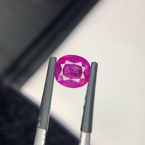 Natural Ruby 1.75 Ct Unheated Cushion Cut – Pinkish Purple Afghanistan Loose Stone