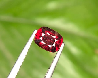 Natural Red Spinel 1.06Ct Cushion Cut SI Clarity | Burma (Myanmar) Origin